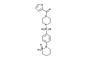 [4-[4-(1,1-diketothiazinan-2-yl)phenyl]sulfonylpiperazino]-(2-furyl)methanone