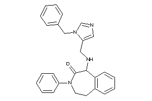 1-[(3-benzylimidazol-4-yl)methylamino]-3-phenyl-4,5-dihydro-1H-3-benzazepin-2-one