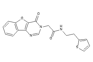 2-(4-ketobenzofuro[3,2-d]pyrimidin-3-yl)-N-[2-(2-thienyl)ethyl]acetamide