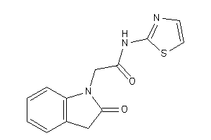 2-(2-ketoindolin-1-yl)-N-thiazol-2-yl-acetamide