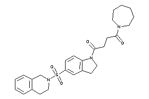 1-(azepan-1-yl)-4-[5-(3,4-dihydro-1H-isoquinolin-2-ylsulfonyl)indolin-1-yl]butane-1,4-dione