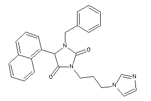 1-benzyl-3-(3-imidazol-1-ylpropyl)-5-(1-naphthyl)hydantoin