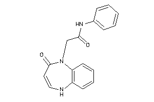 2-(2-keto-5H-1,5-benzodiazepin-1-yl)-N-phenyl-acetamide