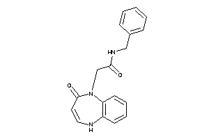 N-benzyl-2-(2-keto-5H-1,5-benzodiazepin-1-yl)acetamide