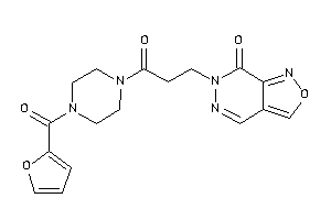 6-[3-[4-(2-furoyl)piperazino]-3-keto-propyl]isoxazolo[3,4-d]pyridazin-7-one
