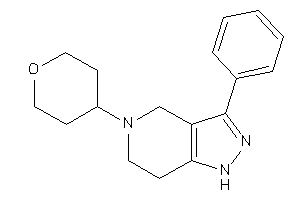 3-phenyl-5-tetrahydropyran-4-yl-1,4,6,7-tetrahydropyrazolo[4,3-c]pyridine