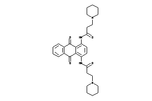 N-[9,10-diketo-4-(3-piperidinopropanoylamino)-1-anthryl]-3-piperidino-propionamide
