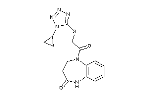 1-[2-[(1-cyclopropyltetrazol-5-yl)thio]acetyl]-3,5-dihydro-2H-1,5-benzodiazepin-4-one