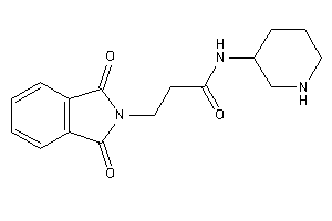 3-phthalimido-N-(3-piperidyl)propionamide