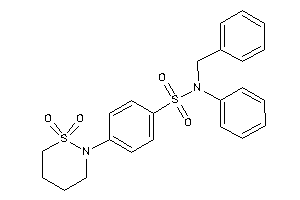 N-benzyl-4-(1,1-diketothiazinan-2-yl)-N-phenyl-benzenesulfonamide