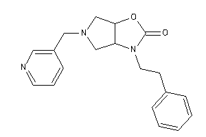 3-phenethyl-5-(3-pyridylmethyl)-3a,4,6,6a-tetrahydropyrrolo[3,4-d]oxazol-2-one