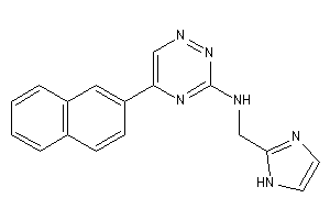 1H-imidazol-2-ylmethyl-[5-(2-naphthyl)-1,2,4-triazin-3-yl]amine