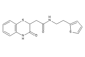 2-(3-keto-4H-1,4-benzothiazin-2-yl)-N-[2-(2-thienyl)ethyl]acetamide
