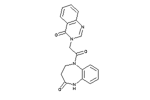 1-[2-(4-ketoquinazolin-3-yl)acetyl]-3,5-dihydro-2H-1,5-benzodiazepin-4-one