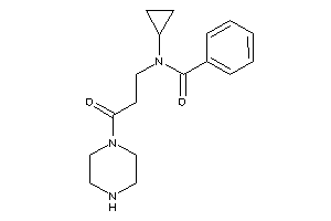 N-cyclopropyl-N-(3-keto-3-piperazino-propyl)benzamide