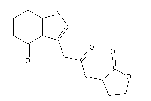 N-(2-ketotetrahydrofuran-3-yl)-2-(4-keto-1,5,6,7-tetrahydroindol-3-yl)acetamide