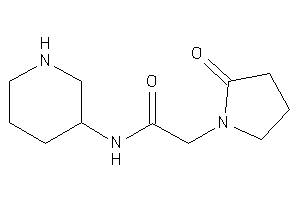 2-(2-ketopyrrolidino)-N-(3-piperidyl)acetamide