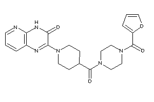 2-[4-[4-(2-furoyl)piperazine-1-carbonyl]piperidino]-4H-pyrido[2,3-b]pyrazin-3-one