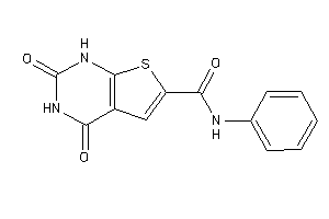 2,4-diketo-N-phenyl-1H-thieno[2,3-d]pyrimidine-6-carboxamide