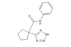 N-phenyl-1-(2H-tetrazol-5-yl)cyclopentanecarboxamide