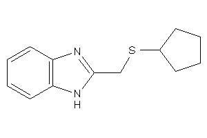 2-[(cyclopentylthio)methyl]-1H-benzimidazole