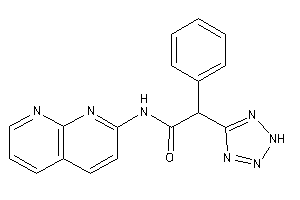 Image of N-(1,8-naphthyridin-2-yl)-2-phenyl-2-(2H-tetrazol-5-yl)acetamide