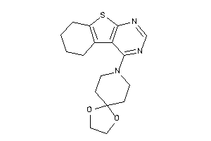 8-(5,6,7,8-tetrahydrobenzothiopheno[2,3-d]pyrimidin-4-yl)-1,4-dioxa-8-azaspiro[4.5]decane