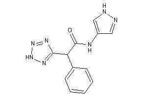 2-phenyl-N-(1H-pyrazol-4-yl)-2-(2H-tetrazol-5-yl)acetamide