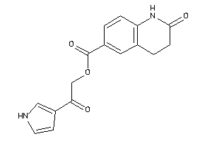 2-keto-3,4-dihydro-1H-quinoline-6-carboxylic Acid [2-keto-2-(1H-pyrrol-3-yl)ethyl] Ester