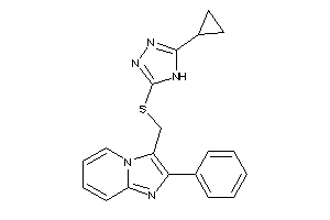 3-[[(5-cyclopropyl-4H-1,2,4-triazol-3-yl)thio]methyl]-2-phenyl-imidazo[1,2-a]pyridine