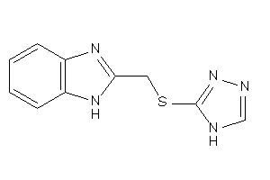 2-[(4H-1,2,4-triazol-3-ylthio)methyl]-1H-benzimidazole