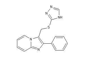 Image of 2-phenyl-3-[(4H-1,2,4-triazol-3-ylthio)methyl]imidazo[1,2-a]pyridine