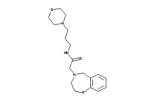 2-(3,5-dihydro-2H-1,4-benzoxazepin-4-yl)-N-(3-morpholinopropyl)acetamide