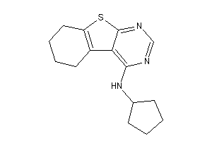 Image of Cyclopentyl(5,6,7,8-tetrahydrobenzothiopheno[2,3-d]pyrimidin-4-yl)amine