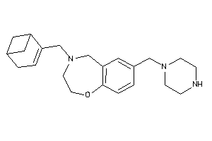 4-(4-bicyclo[3.1.1]hept-3-enylmethyl)-7-(piperazinomethyl)-3,5-dihydro-2H-1,4-benzoxazepine