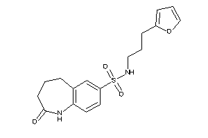 N-[3-(2-furyl)propyl]-2-keto-1,3,4,5-tetrahydro-1-benzazepine-7-sulfonamide