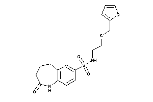 N-[2-(2-furfurylthio)ethyl]-2-keto-1,3,4,5-tetrahydro-1-benzazepine-7-sulfonamide