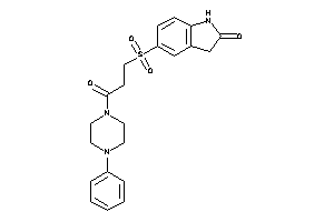 5-[3-keto-3-(4-phenylpiperazino)propyl]sulfonyloxindole