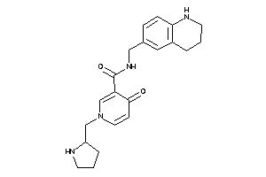 4-keto-1-(pyrrolidin-2-ylmethyl)-N-(1,2,3,4-tetrahydroquinolin-6-ylmethyl)nicotinamide