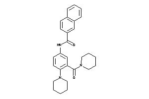 N-[3-(piperidine-1-carbonyl)-4-piperidino-phenyl]-2-naphthamide