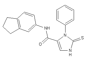 N-indan-5-yl-3-phenyl-2-thioxo-4-imidazoline-4-carboxamide