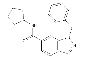 1-benzyl-N-cyclopentyl-indazole-6-carboxamide