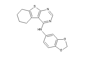 1,3-benzodioxol-5-yl(5,6,7,8-tetrahydrobenzothiopheno[2,3-d]pyrimidin-4-yl)amine