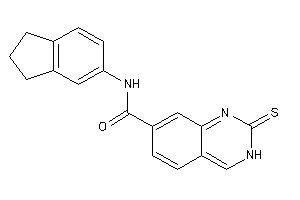 Image of N-indan-5-yl-2-thioxo-3H-quinazoline-7-carboxamide