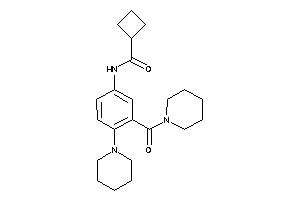 N-[3-(piperidine-1-carbonyl)-4-piperidino-phenyl]cyclobutanecarboxamide