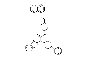 2-(benzofuran-2-yl)-2-(4-phenylpiperazino)-N-[1-[2-(4-quinolyl)ethyl]-4-piperidyl]acetamide