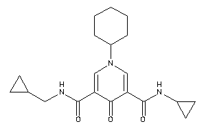 1-cyclohexyl-N-cyclopropyl-N'-(cyclopropylmethyl)-4-keto-dinicotinamide