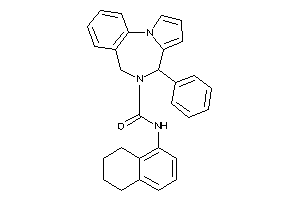 4-phenyl-N-tetralin-5-yl-4,6-dihydropyrrolo[1,2-a][1,4]benzodiazepine-5-carboxamide