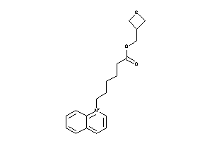 6-quinolin-1-ium-1-ylhexanoic Acid Thietan-3-ylmethyl Ester