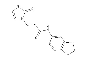 N-indan-5-yl-3-(2-keto-4-thiazolin-3-yl)propionamide